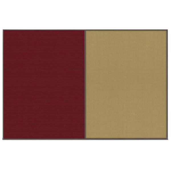 Enclosed Corkboard, 1 Door, 72"x48", 4" Fra